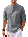 long sleeve casual shirt | cotton blend fabric | business casual wear | ultrasonic cleaning