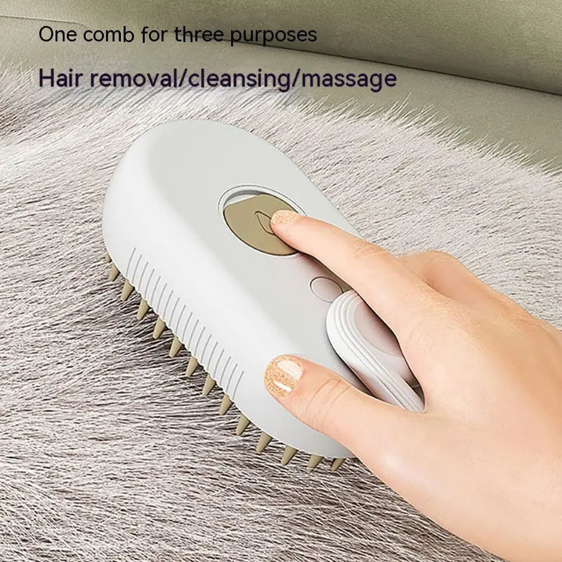 Cat Steam Brush Steamy Dog Brush 3 In 1 Electric Spray Cat Hair Brushes For Massage Pet Grooming Comb Hair Removal Combs Pet Products Meifu Market