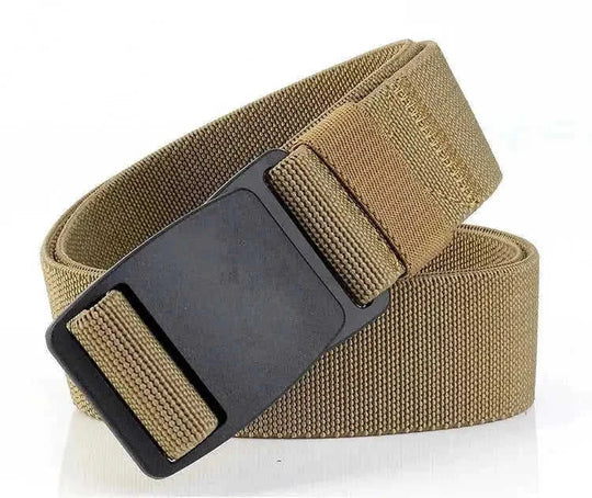 plastic steel pom buckle | adjustable elastic belt | casual all-match belt | ultrasonic cleaning