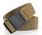 plastic steel pom buckle | adjustable elastic belt | casual all-match belt | ultrasonic cleaning