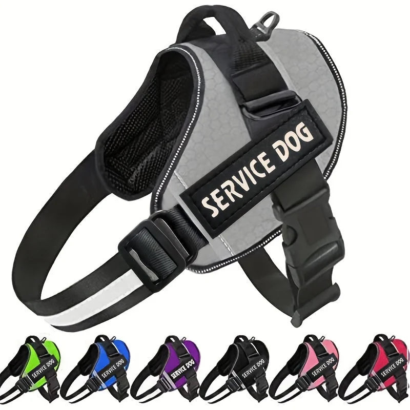 reflective dog vest harness | comfortable mesh dog harness | safety pet vest | ultrasonic cleaning