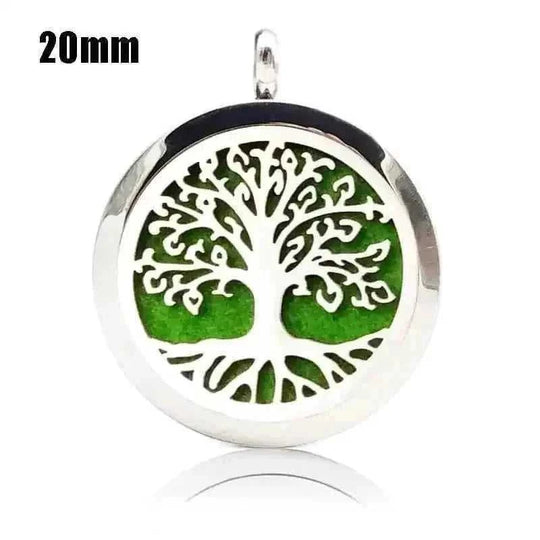 stainless steel magnetic necklace | aromatherapy diffuser pendant | essential oil necklace for women | energy saving