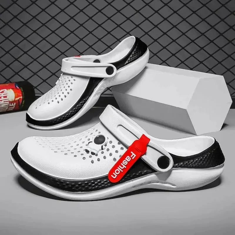 lightweight eva construction | waterproof sandals for men | slip-resistant outdoor sandals | energy saving