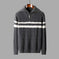 thickened zipper lapel sweater | high collar loose knit pullover | oversized winter sweater women | ultrasonic cleaning