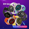 New K9 Smart Watch 1.39 Round Screen Encoder True Screw Clip Wireless Charging NFC Offline And Payment Function 