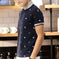 quick-dry polyester fabric | slim fit polo shirt | breathable summer t-shirt | energy saving