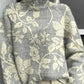New Christmas Abstract Printing Casual Cloak Coat Cardigan Meifu Market