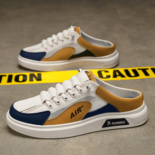 Wear-resistant Rubber Sole Low-top Casual Shoes