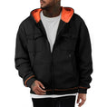 plus-size-mens-sweater | fleece-lined-hoodie | big-and-tall-zipper-top | energy saving