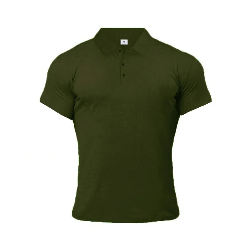 breathable fabric polo shirt | moisture-wicking sports top | lightweight summer clothing | ultrasonic cleaning