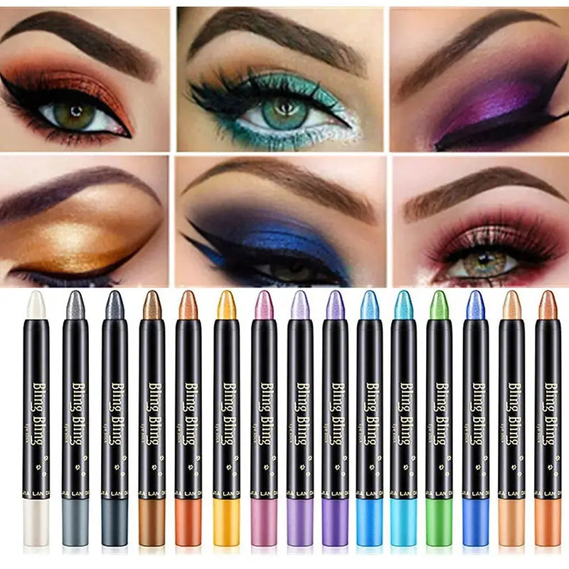 pearlescent eyeshadow pen | waterproof gel eyeliner | long-lasting eyeshadow stick | ultrasonic cleaning