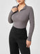 seamless shapewear jumpsuit | long sleeve bodysuit for women | slimming romper with zipper | ultrasonic cleaning