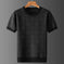 Autumn And Winter Round Neck Plus Size Knitwear Sweater Men L - side view showing construction