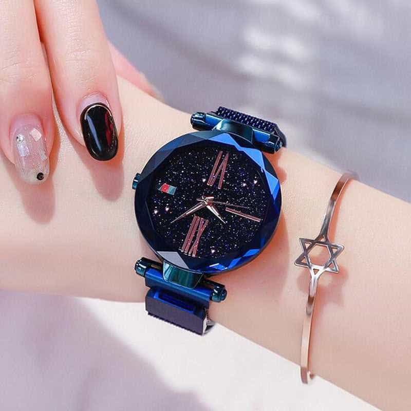 Lazy Magnet Watch Ladies Star Net Celebrity Same Paragraph Magnet Watch 