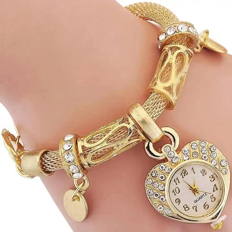 luxury heart charm bracelet | free shipping and gift box | mothers day gift idea | energy saving