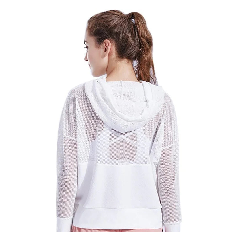 ultra-soft gauze fabric | breathable workout hoodie | lightweight fitness wear | ultrasonic cleaning