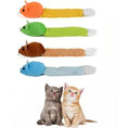 Cat Wand Toy - Feather Teaser with Mouse Interactive Play Stick Meifu Market