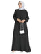 maxi length dress | breathable cotton fabric | long sleeve maxi dress | energy saving