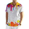 d graffiti print t-shirt | lightweight cotton tee | breathable summer shirt | ultrasonic cleaning