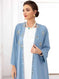 hand-stitched embroidery cardigan | lightweight travel kaftan gown | premium cotton long cardigan | energy saving