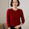 cotton-blend knit fabric | oversized fit long sleeve | breathable loose sweater | energy saving