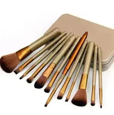professional makeup brush set | stainless steel brush handles | vegan synthetic bristles | ultrasonic cleaning