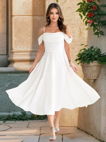 sexy pleated dress for women | sling slim fit dress | elegant temperament dress | energy saving