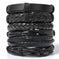 genuine leather bracelet | adjustable woven bracelet | multi-layer charm bracelet | ultrasonic cleaning