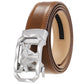 Fashion Men's Leather Belt Alloy Automatic Buckle meifu market