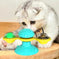 automatic rotating cat toy | interactive cat scratcher | dental cleaning cat toy | energy saving