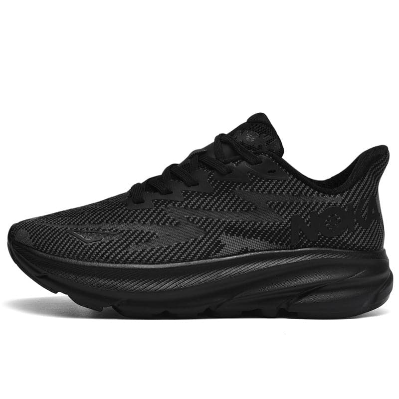 Fashion Lace-up Mesh Sneakers Men Lightweight Shock Absorption Training Shoes Soft-sole Running Sports Shoes Meifu Market