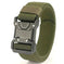 New Quick Release Tactical Release Buckle Braided Elastic Belt Men Sapphire Blue - packaging and presentation