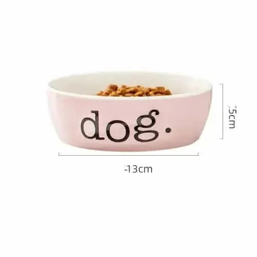 ceramic pet bowl | non-toxic ceramic dog bowl | heavy-duty ceramic cat bowl | energy saving