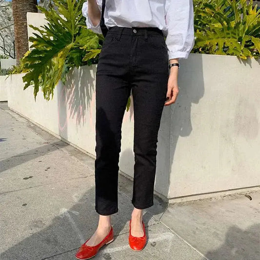 High-Waisted Butt-Lifting Pants for Women - Slim Fit Wide-Leg Style