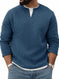 Mens FallWinter Two-Piece Crew-Neck Long-Sleeve Top M - available style options