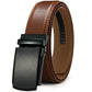 Double-sided Genuine Leather Alloy Grain Reverse Pull Simple Business Casual Pants Belt Meifu Market
