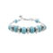 elastic turquoise bracelet | adjustable boho bangle | vintage tribal jewelry | energy saving
