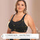 wire-free back strap bra | plus size wireless bra | large cup support bra | ultrasonic cleaning