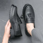 Business Fringed Leather Shoes Men's All-match Slip-on Meifu Market