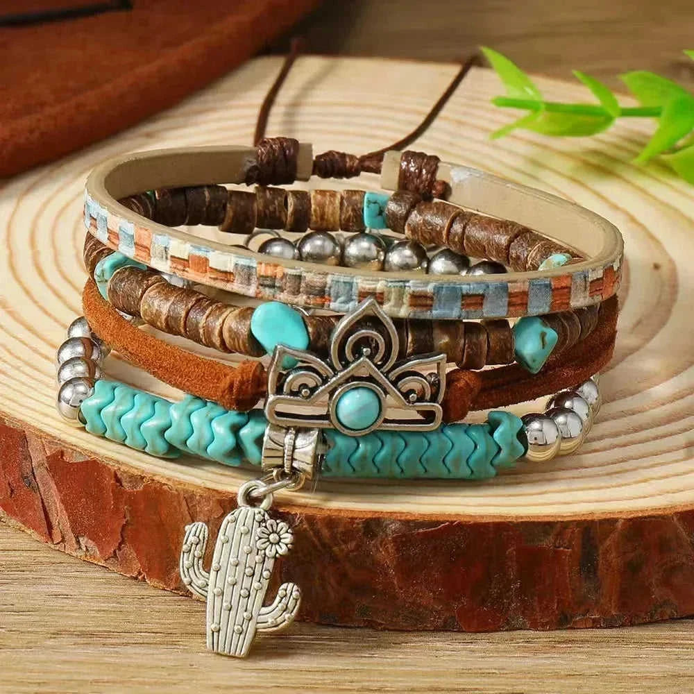 genuine leather bracelet | adjustable bangle size | feather charm jewelry | energy saving