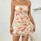 lace printed tube top | stretchy tube dress | bodycon mini dress | energy saving