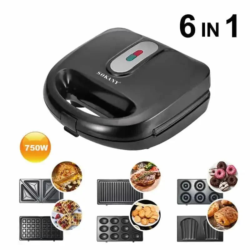 double-sided heating pan | non-stick sandwich maker | electric grill and panini press | ultrasonic cleaning
