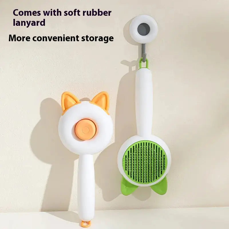 Pet Dog Brush Cat Comb Self Cleaning Pet Hair Remover Brush For Dogs Cats Grooming Tools Pets Dematting Comb Dogs Accessories Pet Products Meifu Market