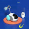 usb rechargeable cat toy | automatic laser chasing toy | interactive pet exercise toy | ultrasonic cleaning