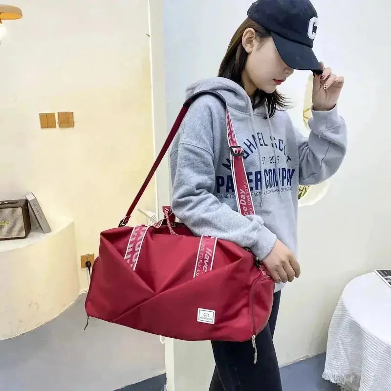 large-capacity waterproof bag | durable nylon construction | 30l travel gym bag | ultrasonic cleaning