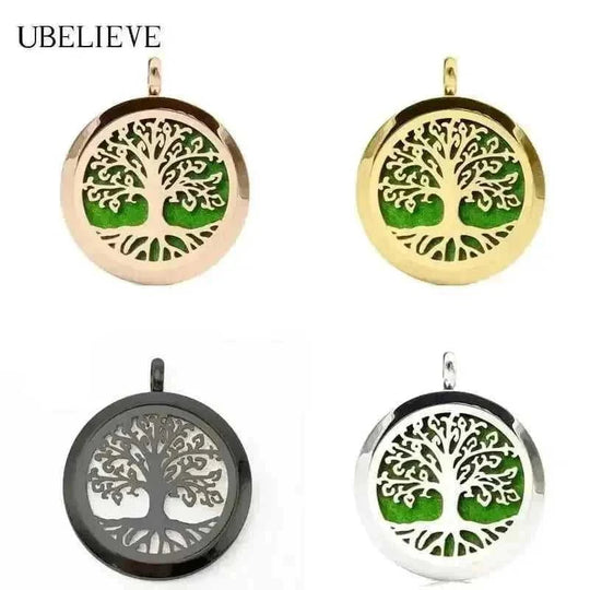 stainless steel magnetic necklace | aromatherapy diffuser pendant | essential oil necklace for women | ultrasonic cleaning