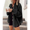 polyester blend fabric | button-down collar shirt | long sleeve blouse top | ultrasonic cleaning