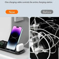 3 in 1 Wireless Charger Pad Stand For iPhone 14 13 12 11 Apple Watch Fast Charging Dock Station for Airpods IWatch Phone Holder - Meifu Market