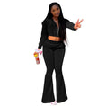soft fleece material | wide-leg pants set | cozy athleisure wear | energy saving