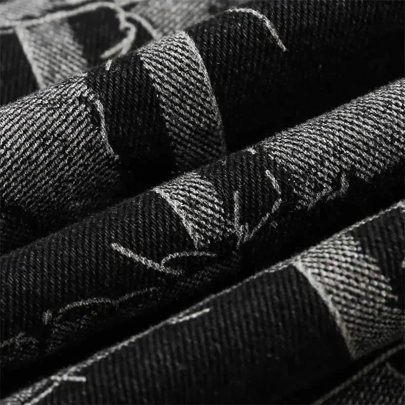 heavyweight denim jacket | plaid lined coat | durable cotton blend | energy saving